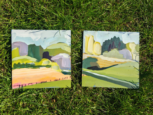 Florie 1 & 2 - Diptych